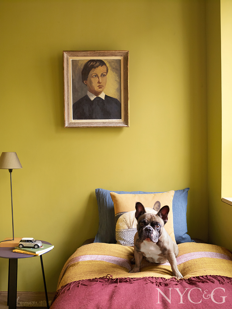 Yellow Painted Walls In Bedroom