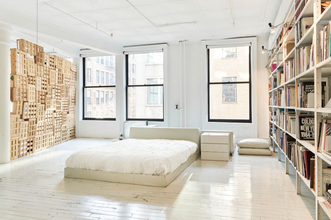 Wooster Street Soho Corner Loft Bedroom