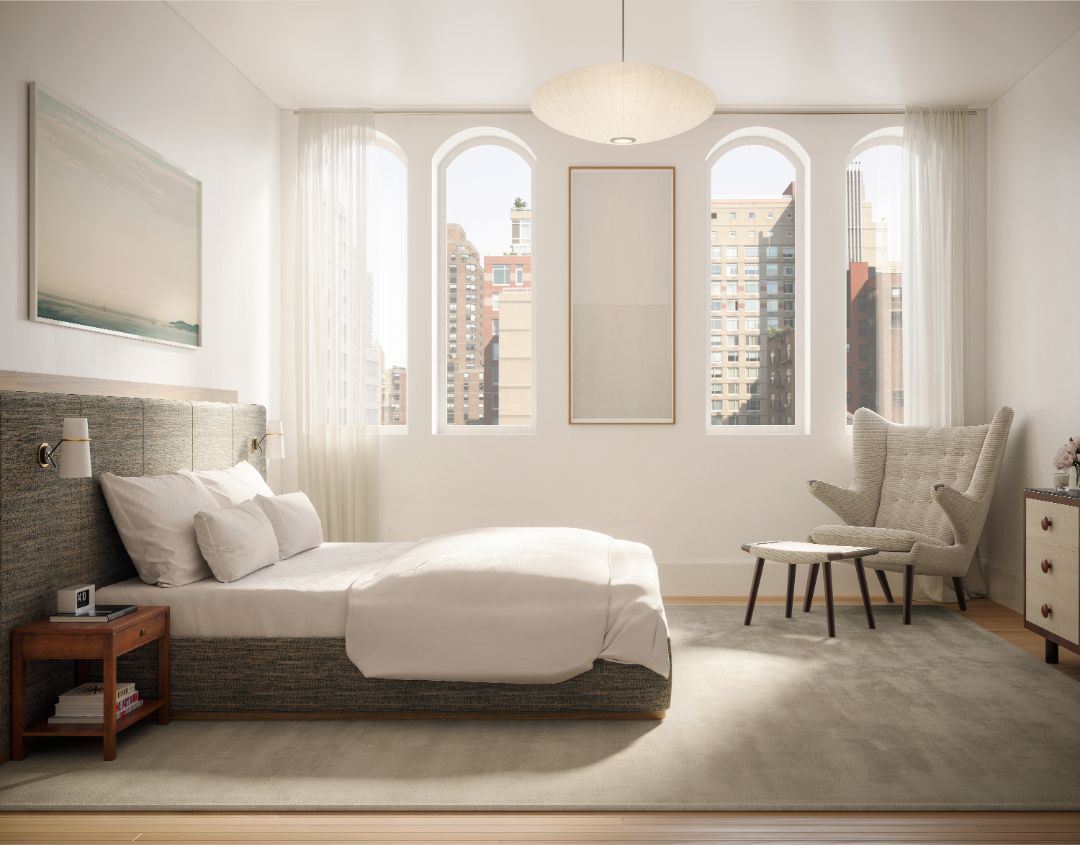 555 West End Ave Penthouse Master Bedroom