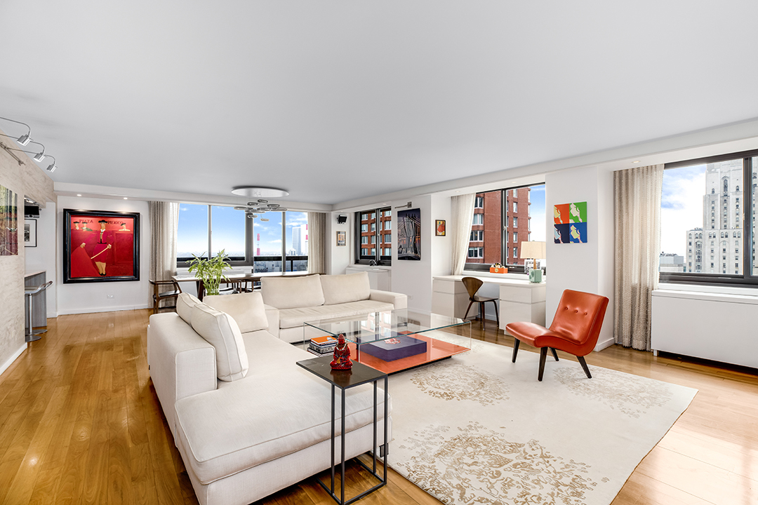 Chef Eric Ripert Puts A Tasty Upper East Side Condo On The Market Living Room