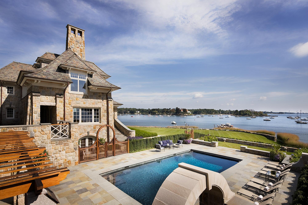 Financiers Waterfront Greenwich Mansion Hits The Market Asking 55m Pool B