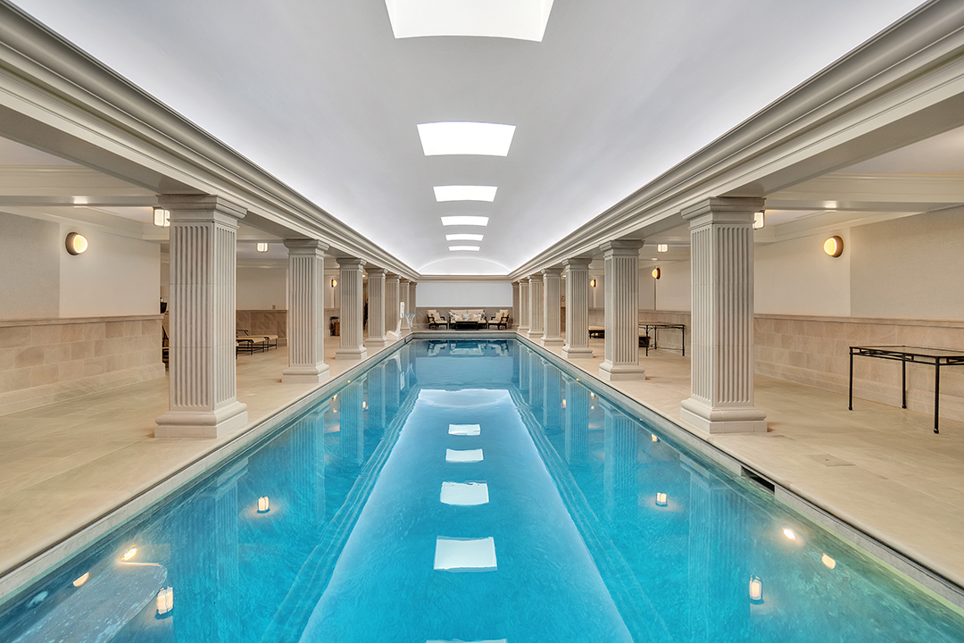 Financiers Waterfront Greenwich Mansion Hits The Market Asking 55m Indoor Pool