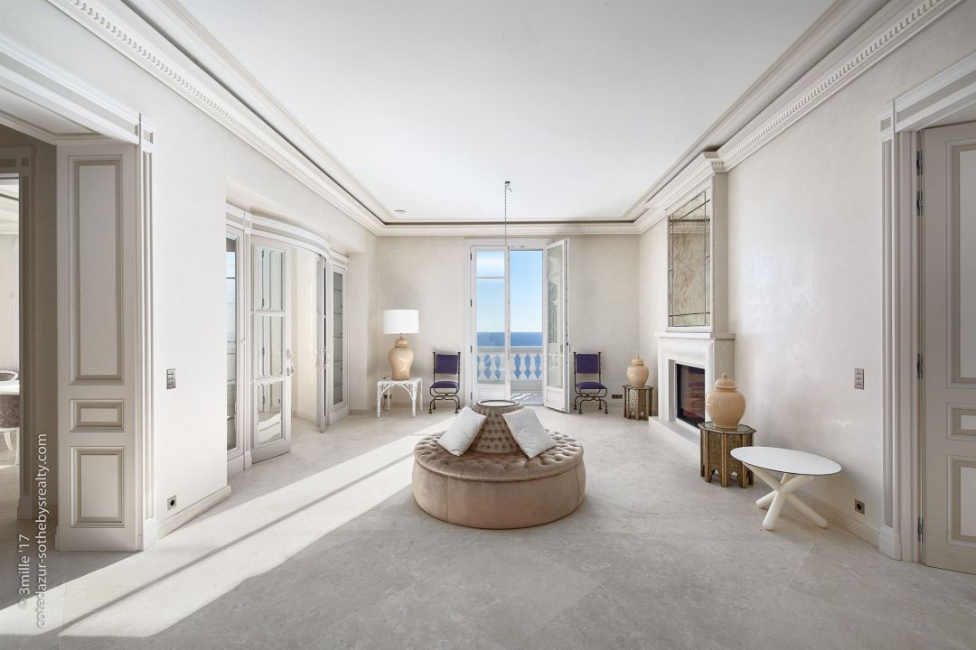Cote Dazur France Belle Epoque Mansion Living Room