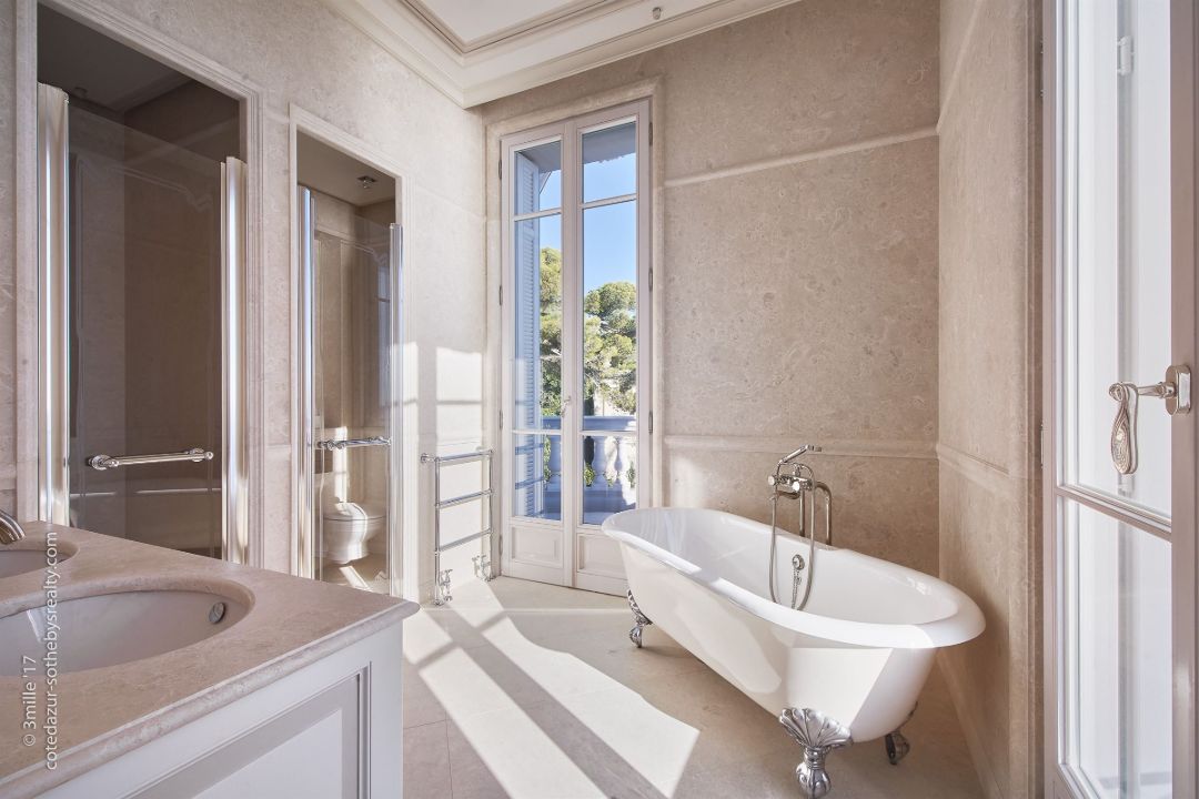 Cote Dazur France Belle Epoque Mansion Bath