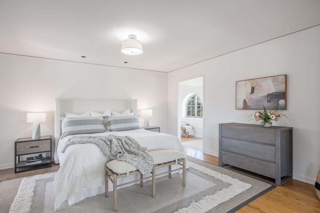 Sonoma Wine Country Estate Master Bedroom