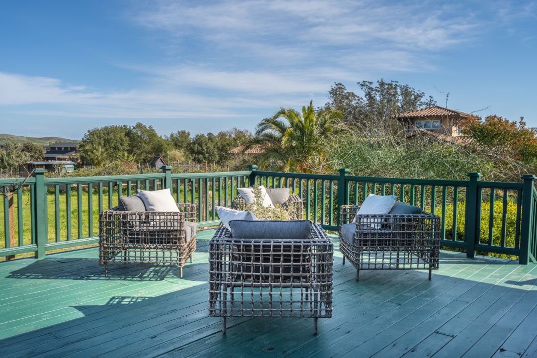 Sonoma Wine Country Estate Green Deck