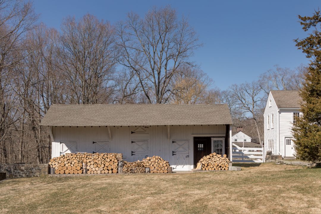 Historic New Canaan Farm White Barn