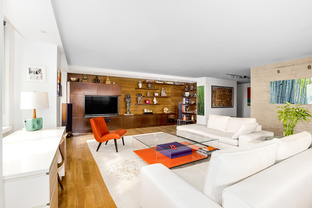 Chef Eric Ripert Puts A Tasty Upper East Side Condo On The Market Living Room C