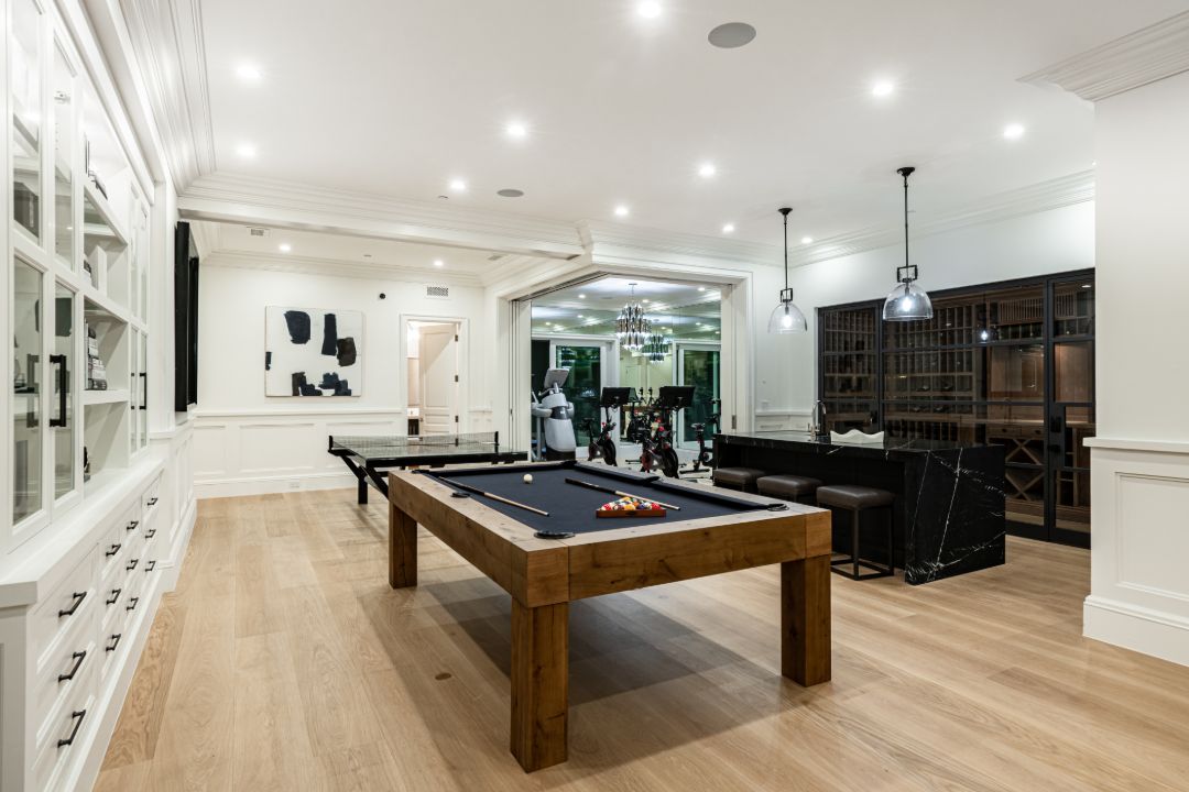 Chris Albrecht Starz Pacific Palisades Home Pool Table