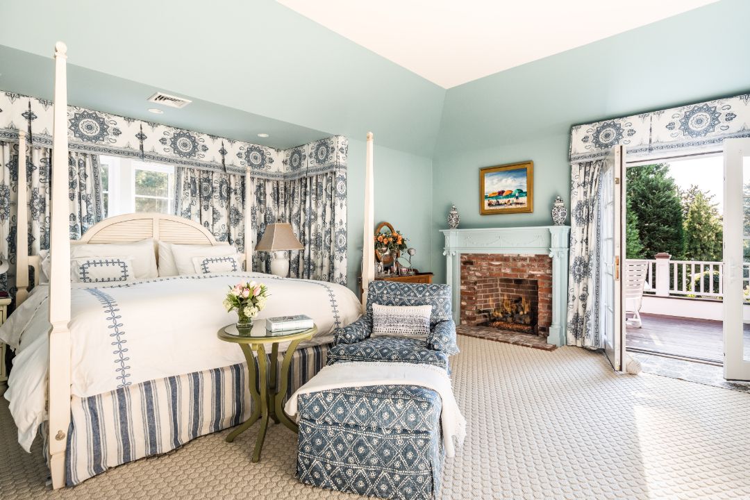 Southampton Historic District Traditional Home Master Bedroom