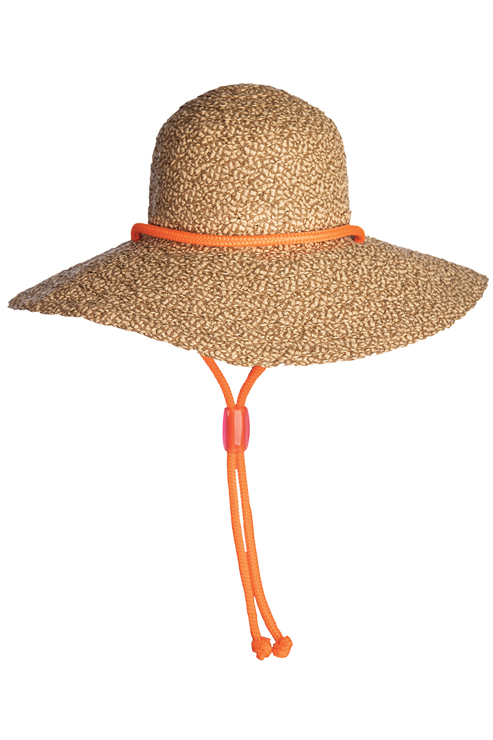 Floppy Beach Hat With Chinstrap