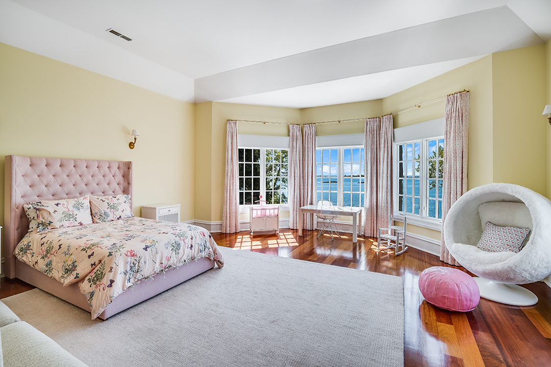 Extraordinary Waterfront Home With Playful Style Lists In Norwalk Ct Bedroom C
