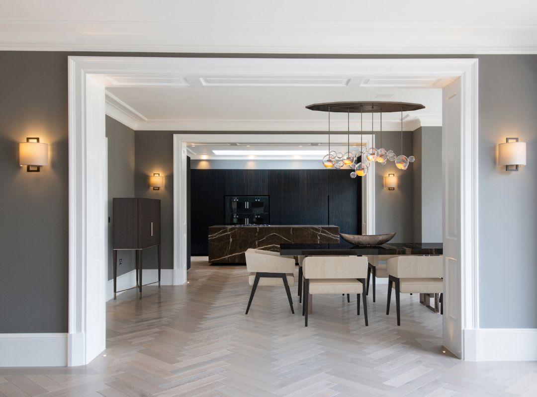 Former Mi6 Spy Base Turned London Mansion Dining Room