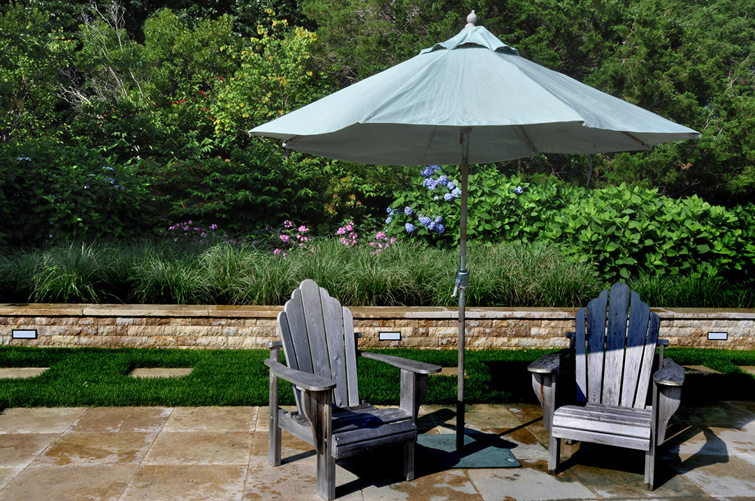 Harmonia Creates A Garden Sanctuary In Water Mill Umbrella