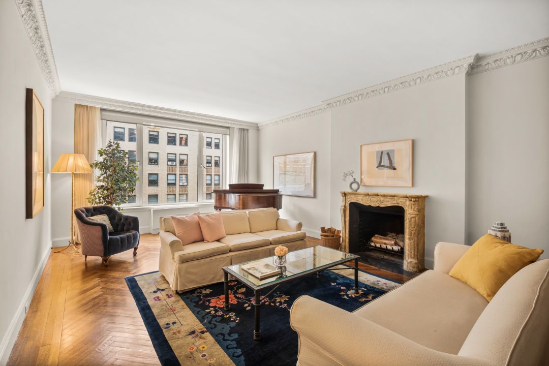 Novelist El Doctorow Sutton Place East 57 Street Apartment Living Room