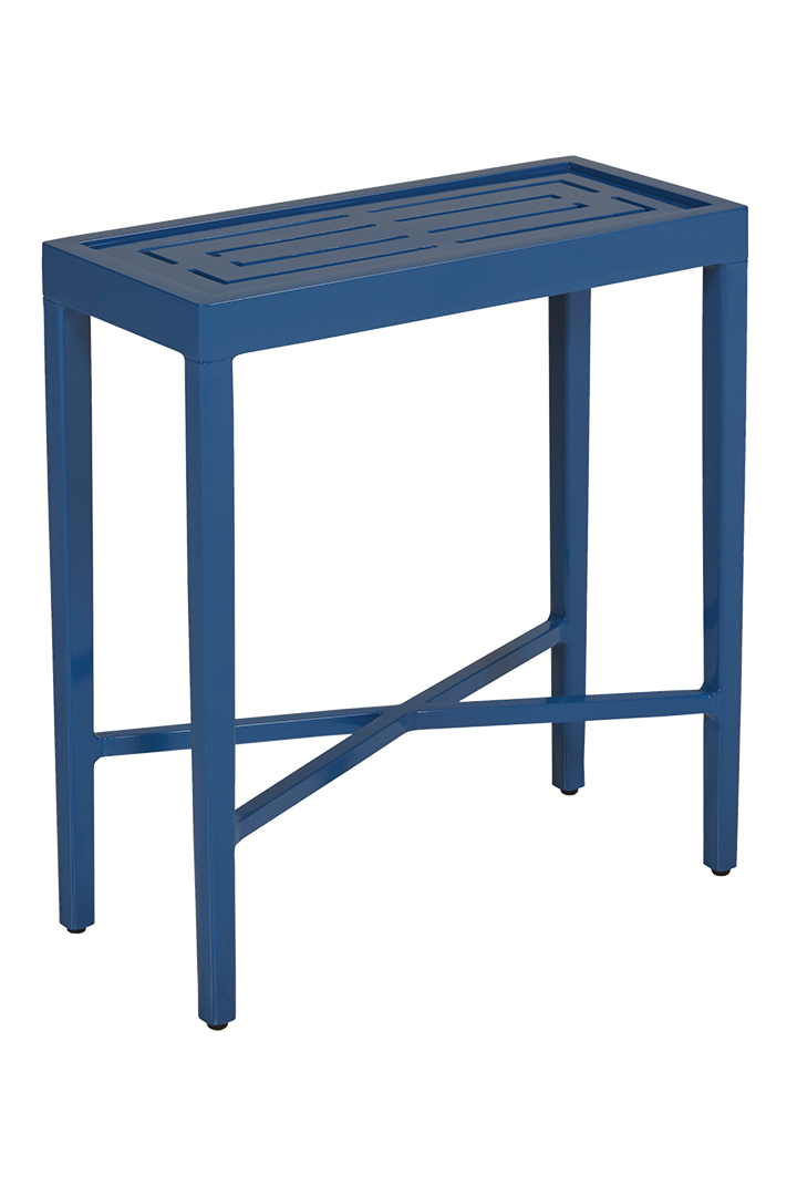 Blue Outdoor Side Table