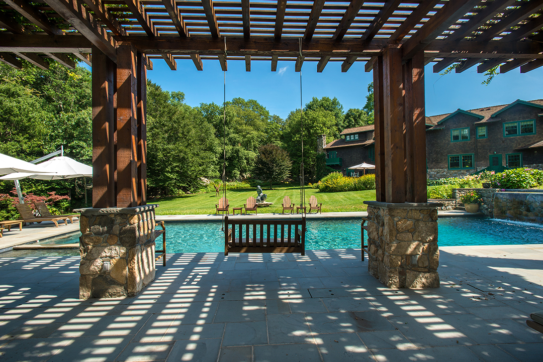 Robert A M Stern Designed This Arts Crafts Style Home For Sale In Greenwich Pool