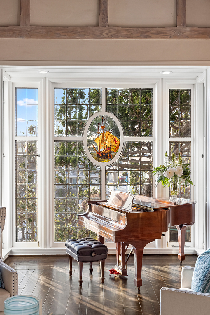 Bette Davis Laguna Beach Home Piano