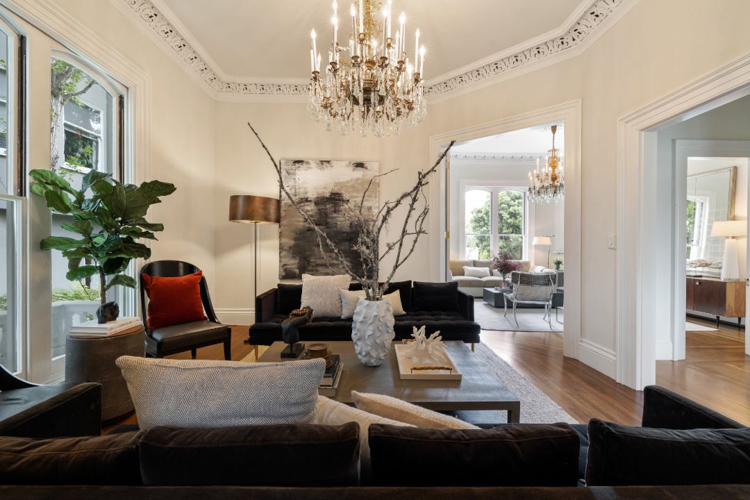 San Francisco Feusier Octagon House Living Room II