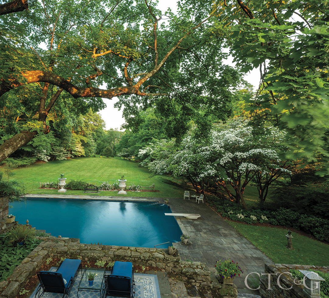 Inground Pool At Alice Delamars Weston Estate