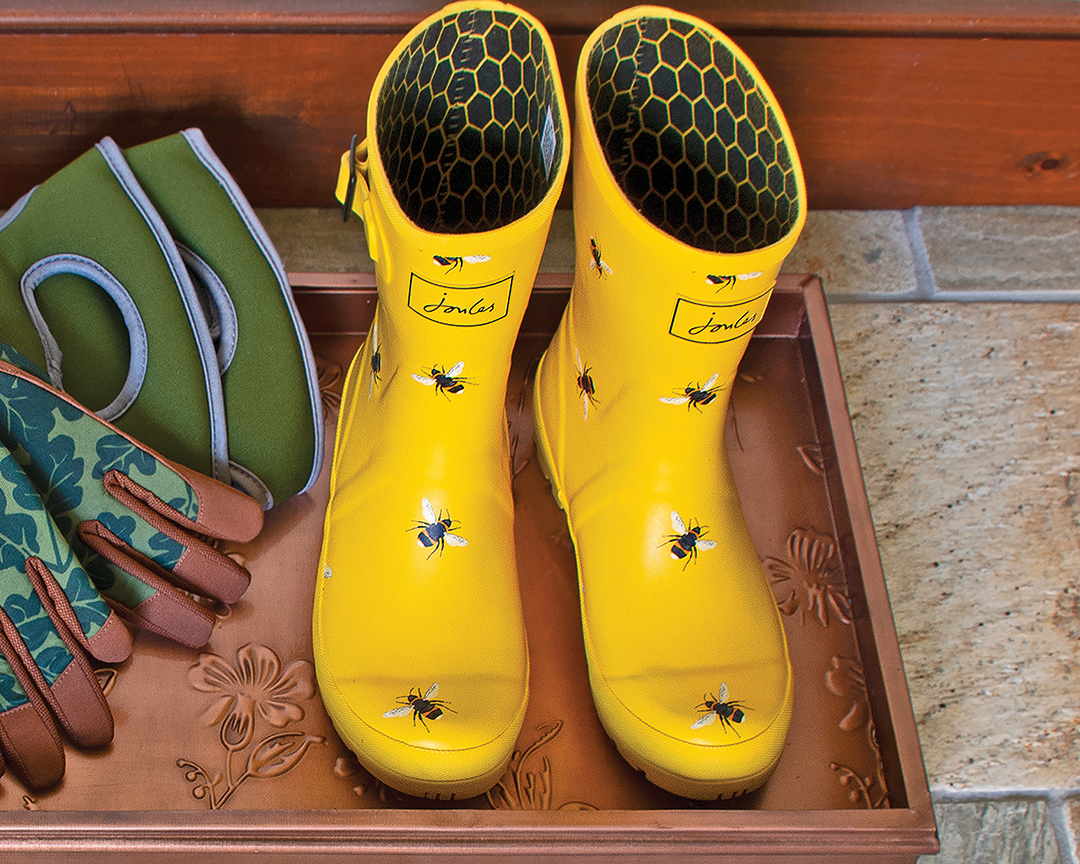 Golden Bee Yellow Garden Boots