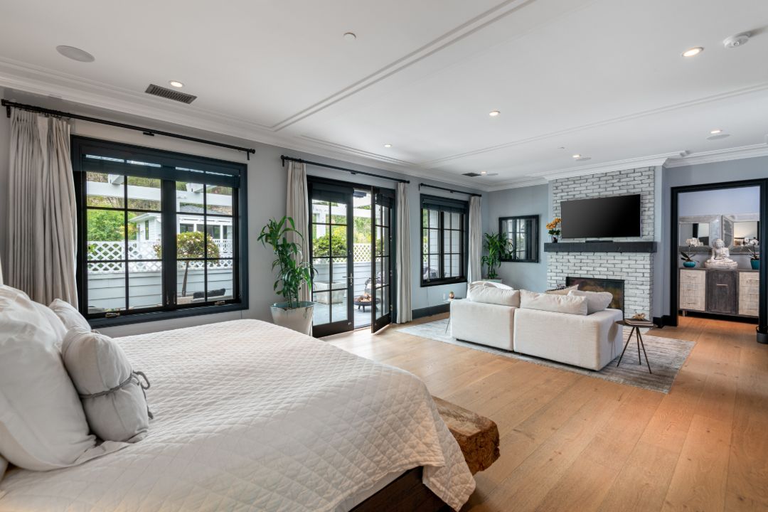 True Religion Cofounder Royal Oaks Encino Traditional Home Bedroom