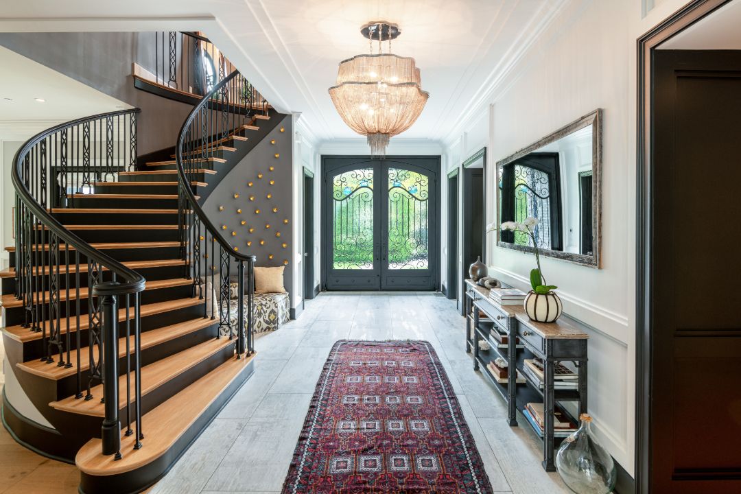 True Religion Cofounder Royal Oaks Encino Traditional Home Foyer