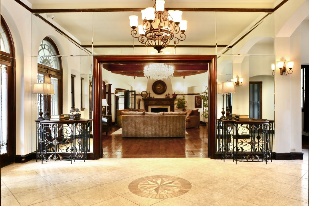 Phil Spector Sells Pyrenees Castle Front Hall