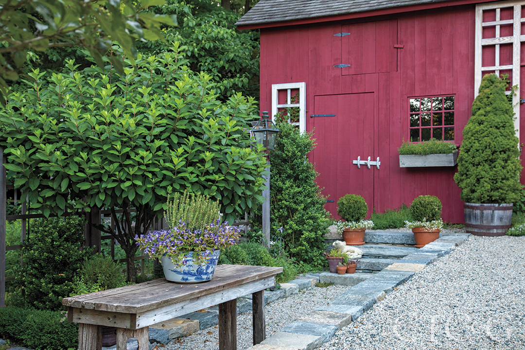 farmhouse style red barn