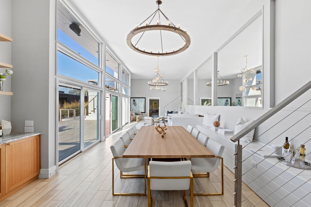 Composer Jerry Herman Fire Island Pines Beach House Dining Room