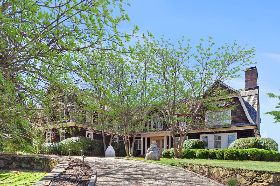 Sag Harbor Noyac Bay Waterfront Home Front Drive
