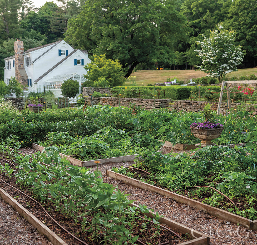 Huge Garden At Alice Delamars Weston Estate