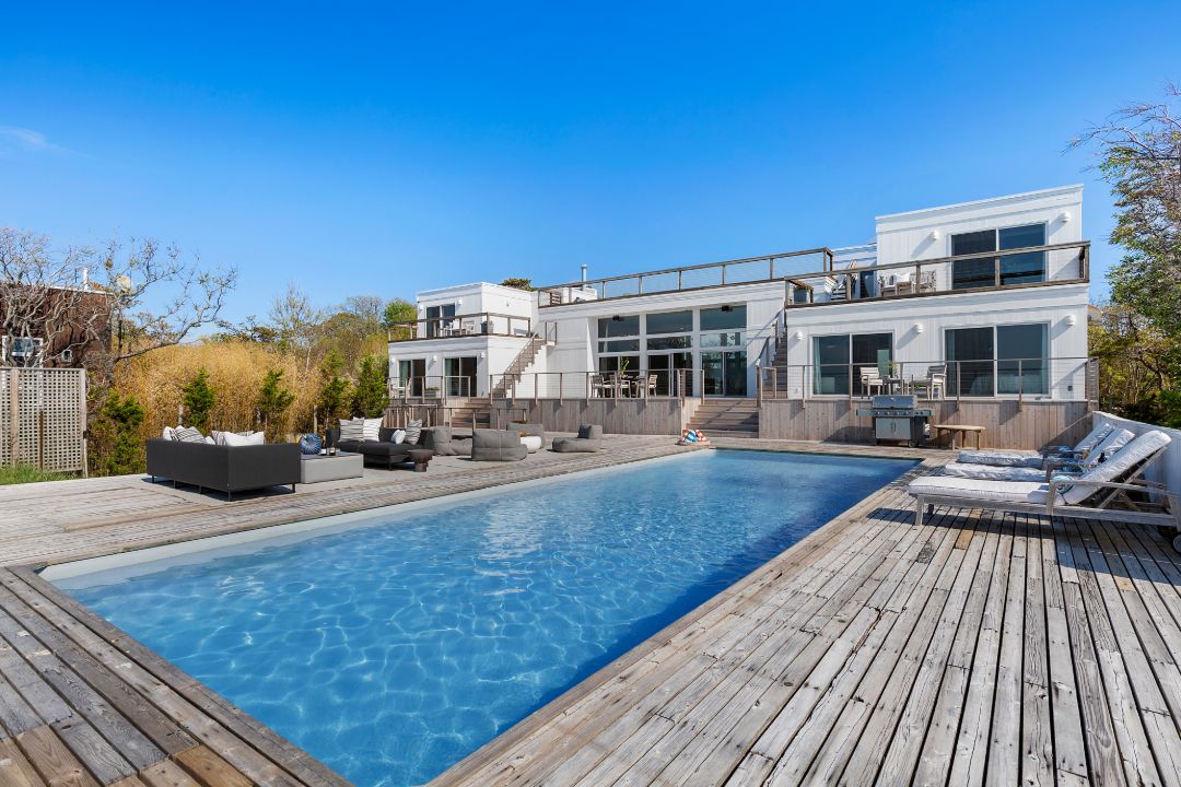 Composer Jerry Herman Fire Island Pines Beach House Pool Deck