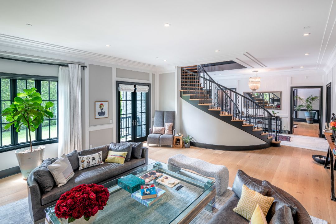True Religion Cofounder Royal Oaks Encino Traditional Home Living Room