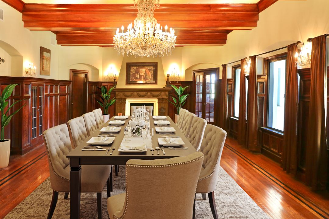 Phil Spector Sells Pyrenees Castle Dining Room