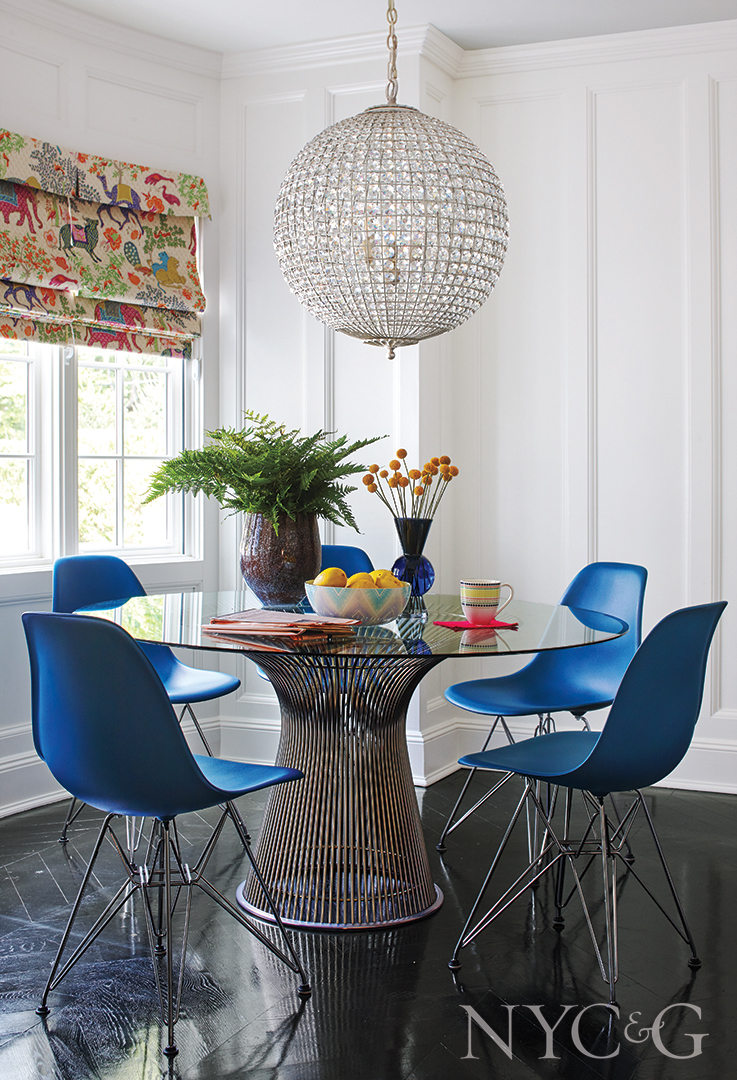 Earnes Chairs At Breakfast Table