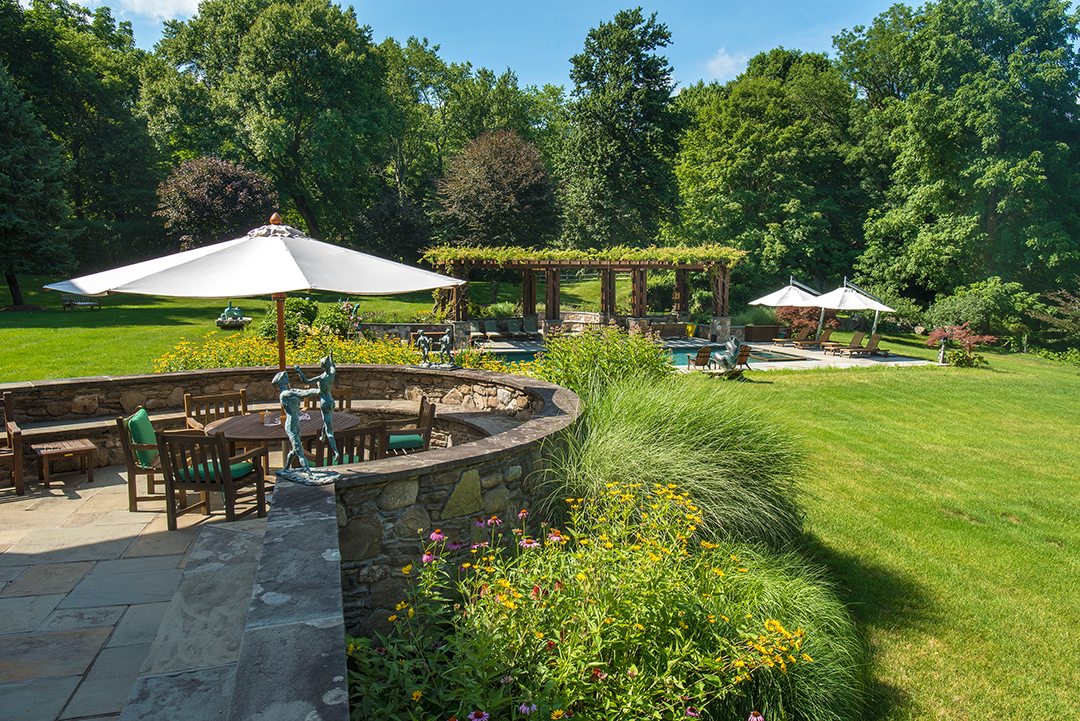 Robert A M Stern Designed This Arts Crafts Style Home For Sale In Greenwich Patio