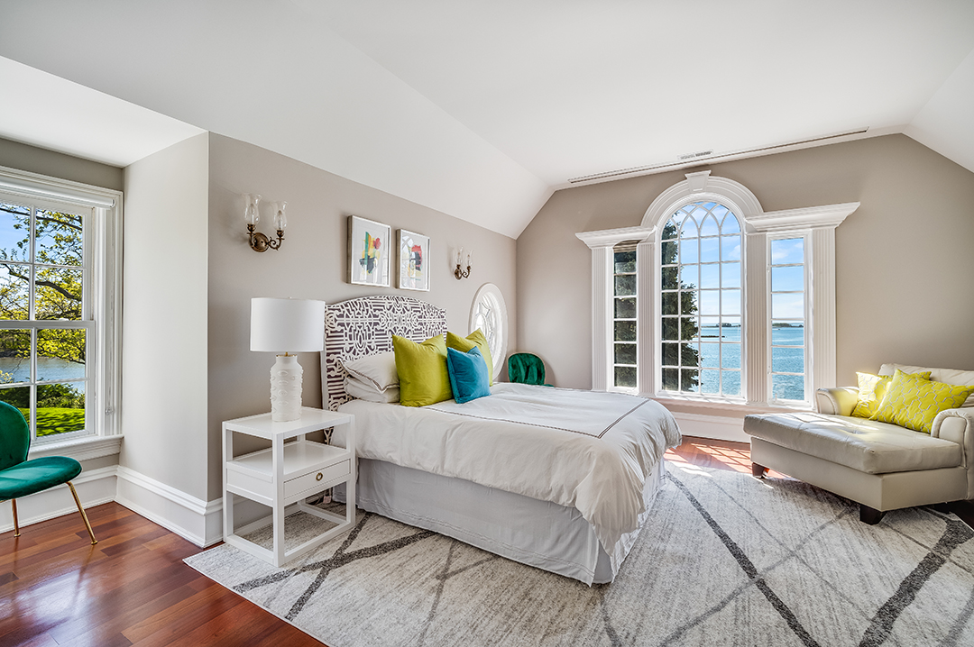 Extraordinary Waterfront Home With Playful Style Lists In Norwalk Ct Bedroom D