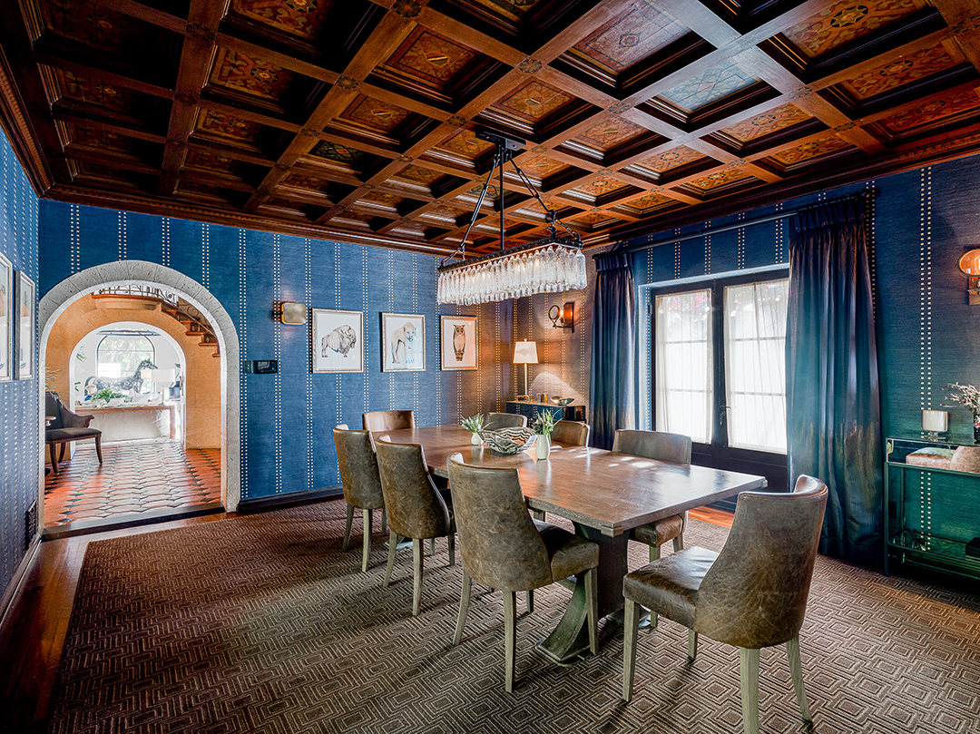 Modern Family Star Parts Ways With Enchanting Spanish Style Home Dining Room