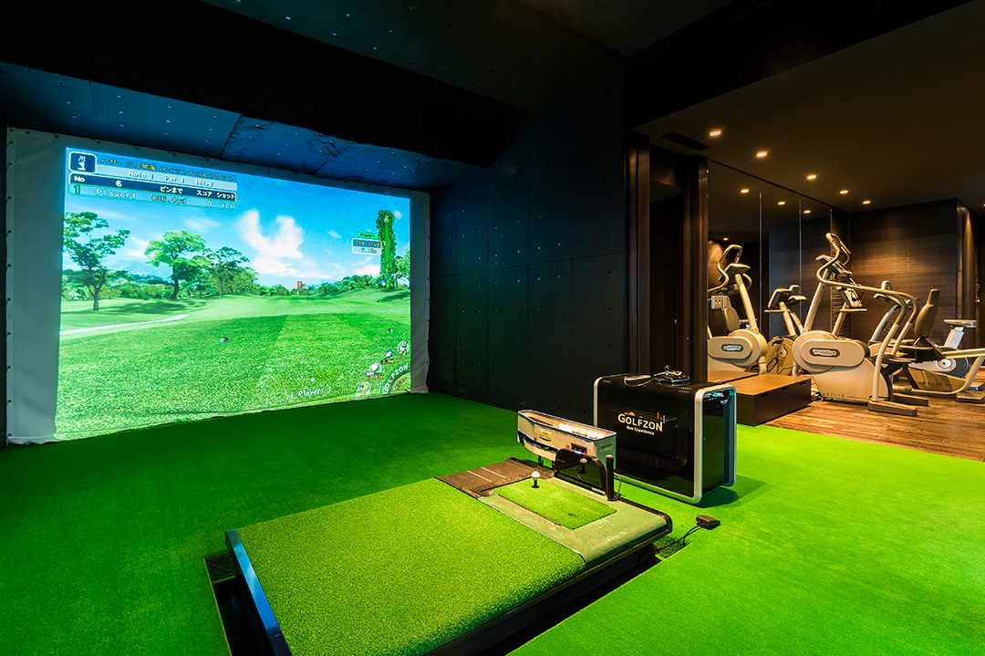 Waterfront Home In Japan Golf Simulator