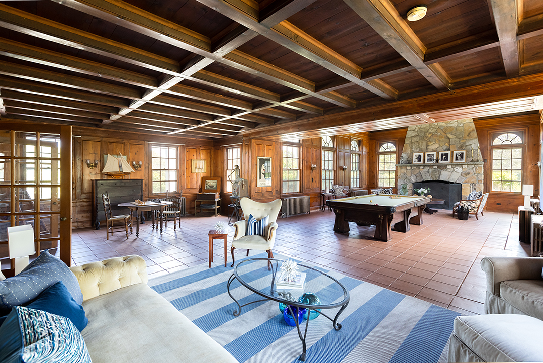 Carl G Fisher Montauk Mansion Billiards Room