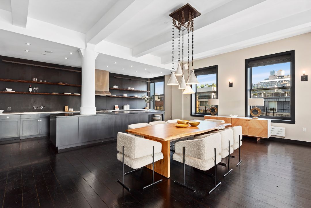 Jon Stewart Former Tribeca Penthouse Dining Room