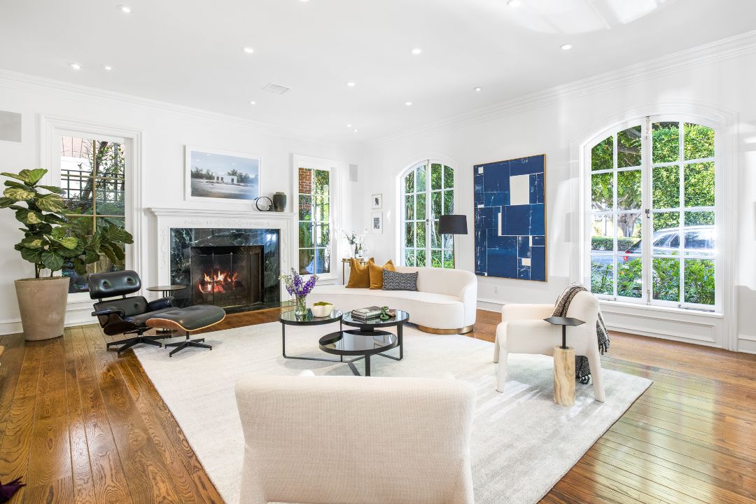 Louise Taper 617 North Rodeo Drive Living Room