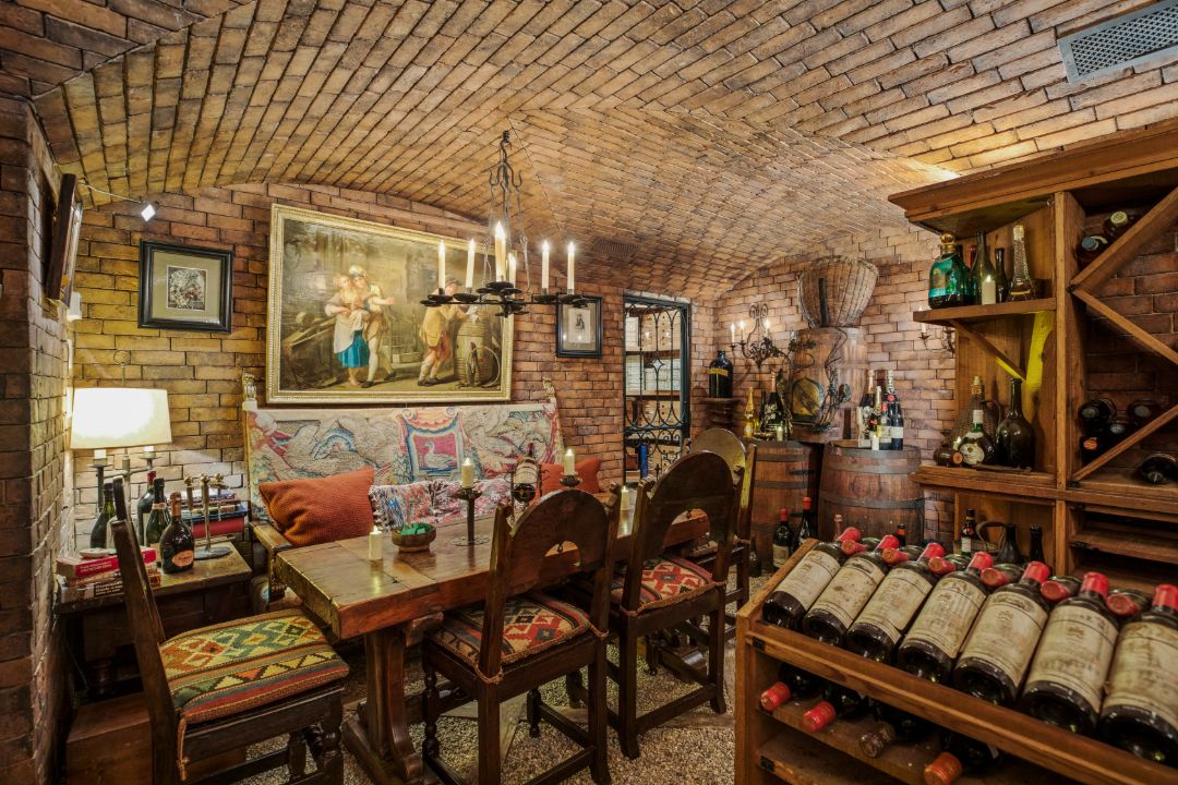 Howard Ruby Yvette Mimieux Bel Air Italian Villa Estate Wine Cellar