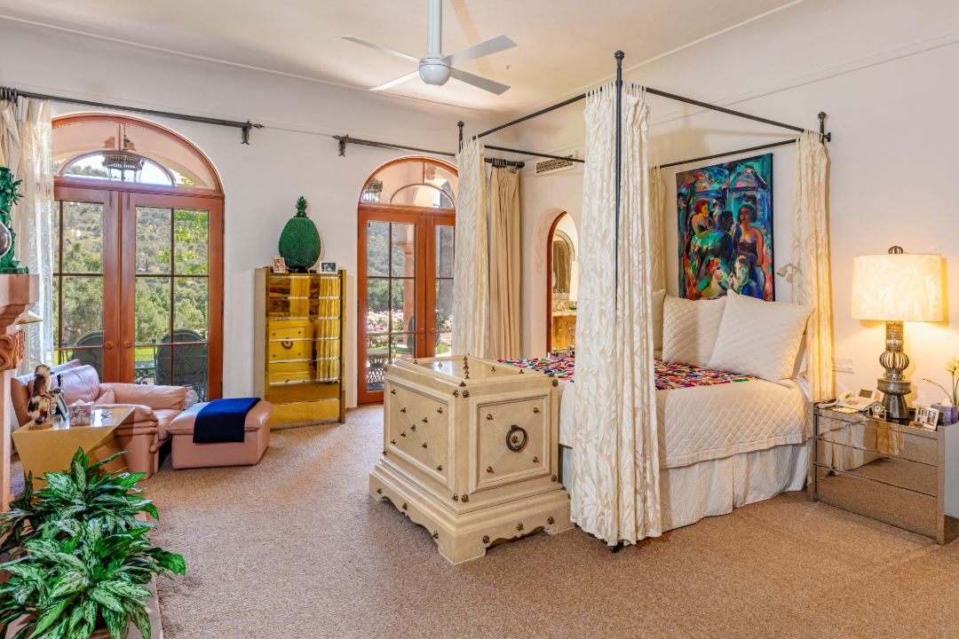 George Rosenthal Malibu Estate Master Bedroom