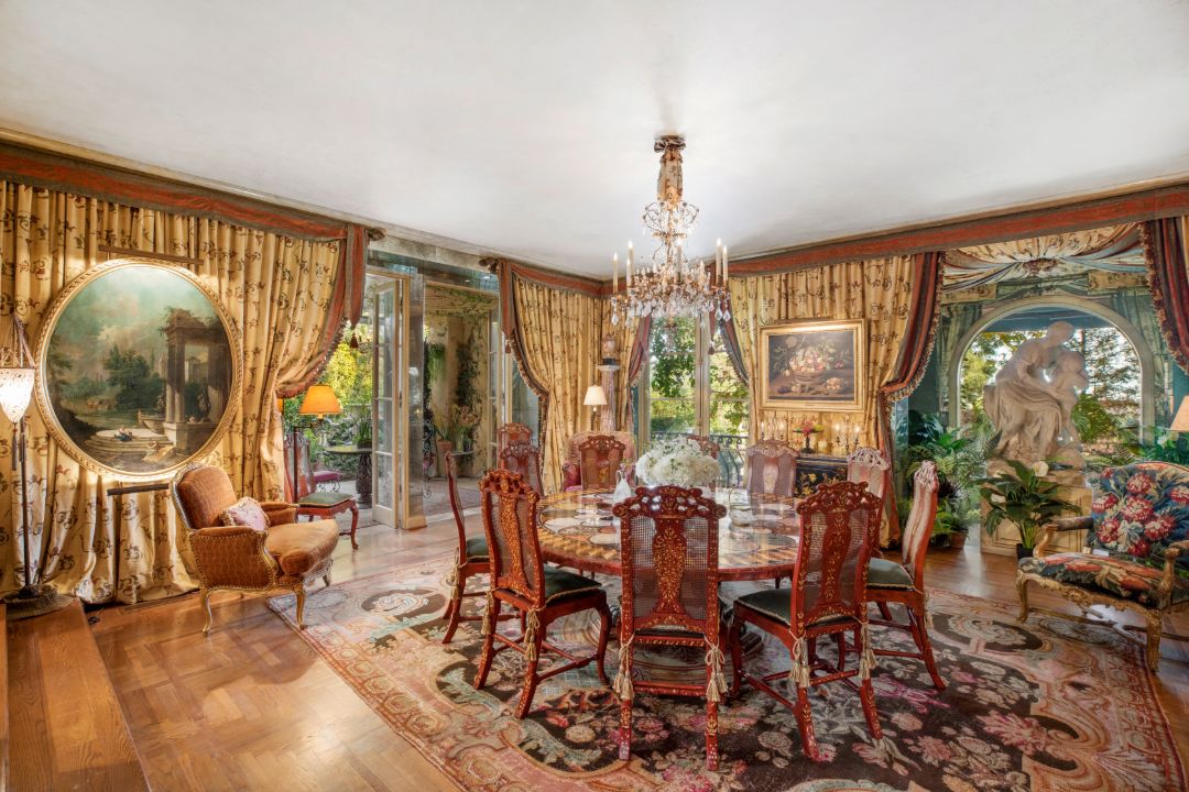 Howard Ruby Yvette Mimieux Bel Air Italian Villa Estate Formal Dining Room