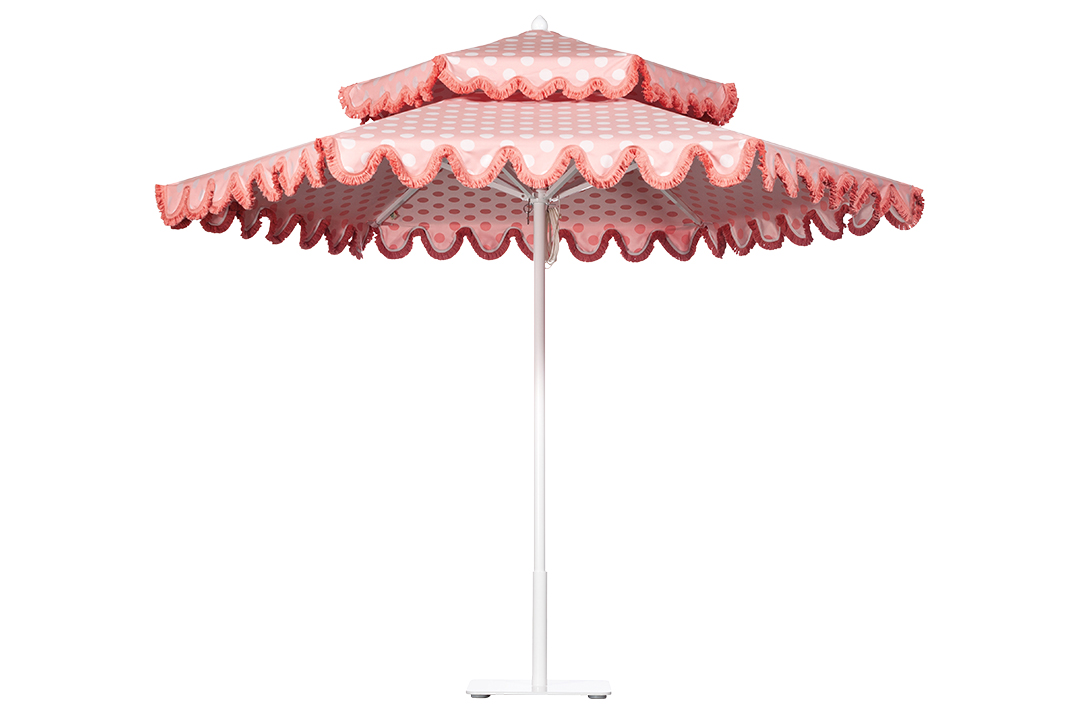 Pink Polka Dot Umbrella