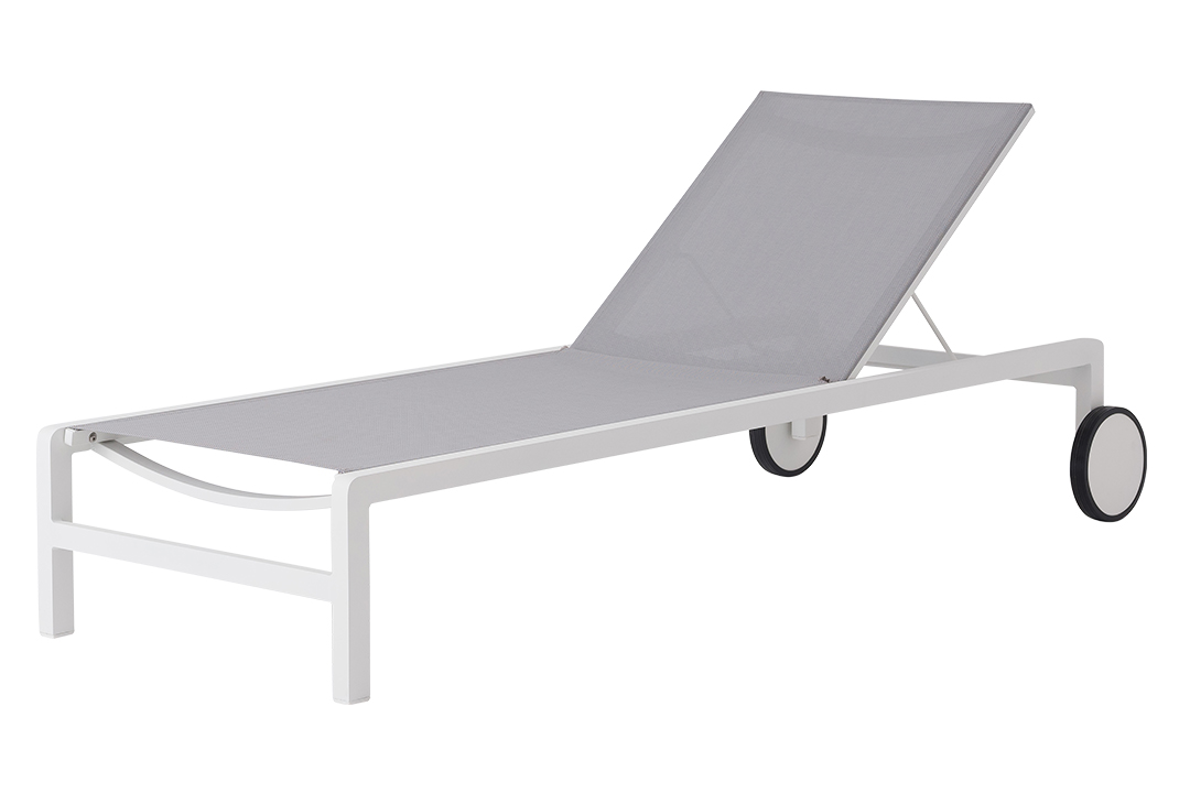 Eq3 White Lounge Chair