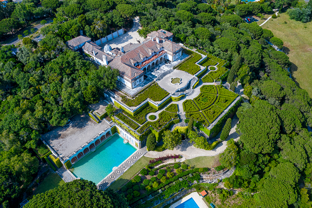 Quinta Patino Palace Aerial View