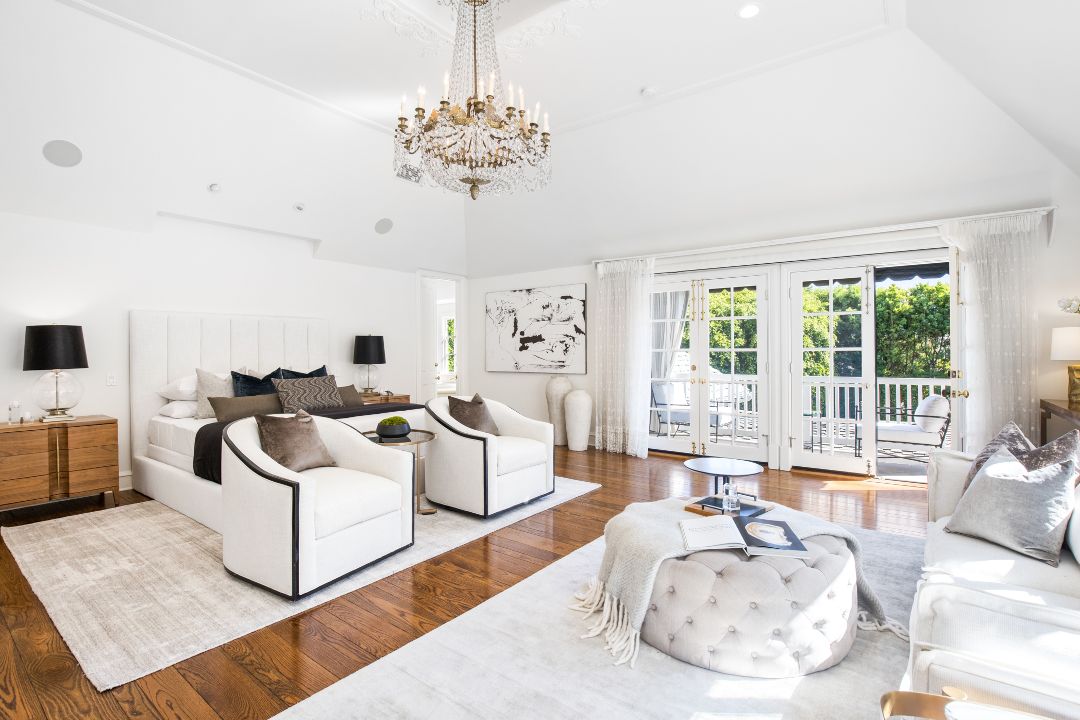 Louise Taper 617 North Rodeo Drive Master Bedroom